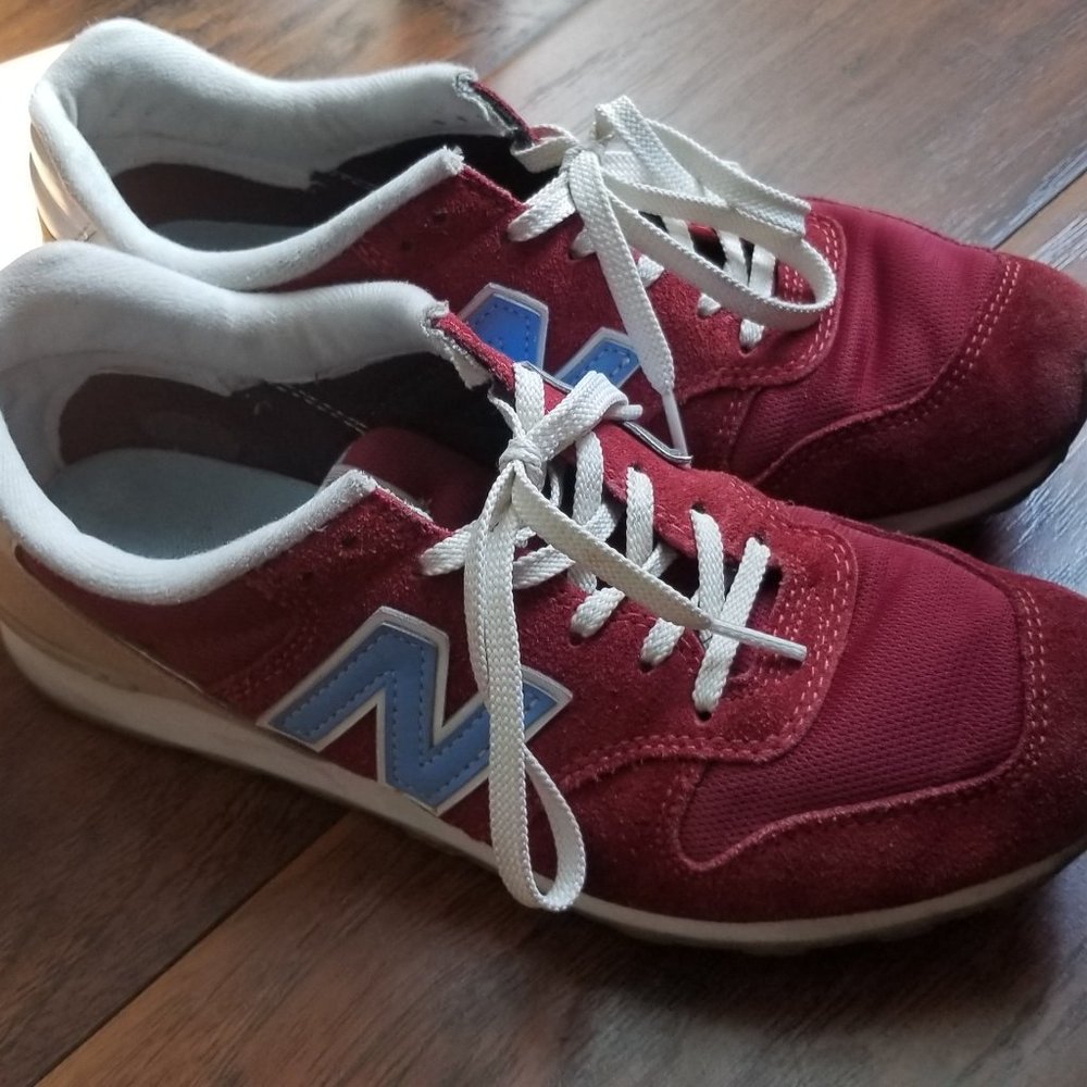 New Balance 696s Red and Blue Womens 8